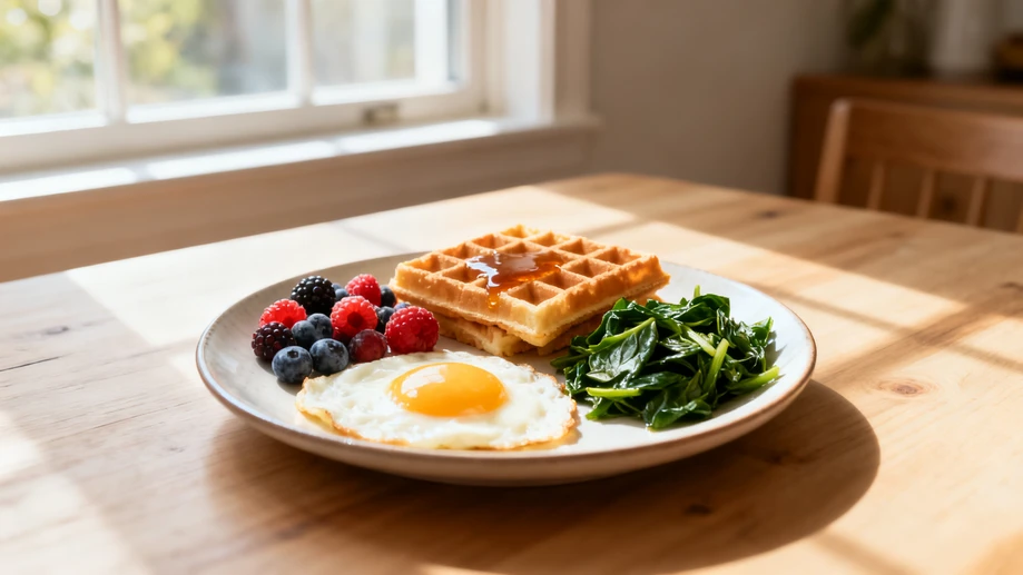 Stop grabbing that first sweet bite of your breakfast pastry before you finish your fiber and protein serving to avoid unplanned mid-morning crashes
