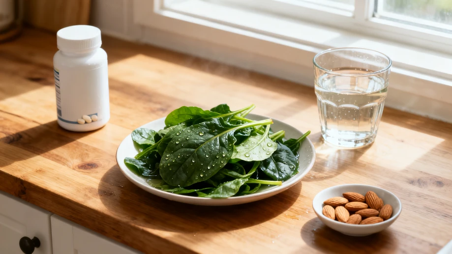 Why Chugging Your Calcium Pill Right After A Leafy Green Salad Wastes Almost All Its Nutrient Value
